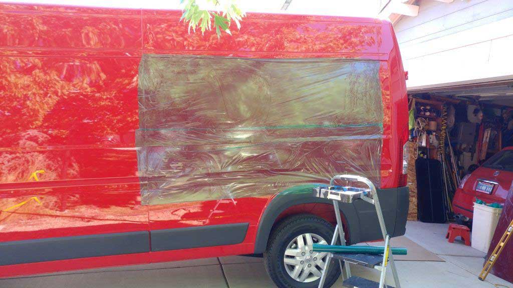 installing windows in ram promaster van