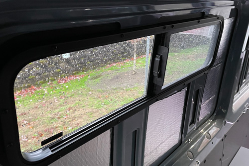 van sliding window