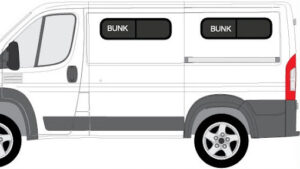 van bunk windows